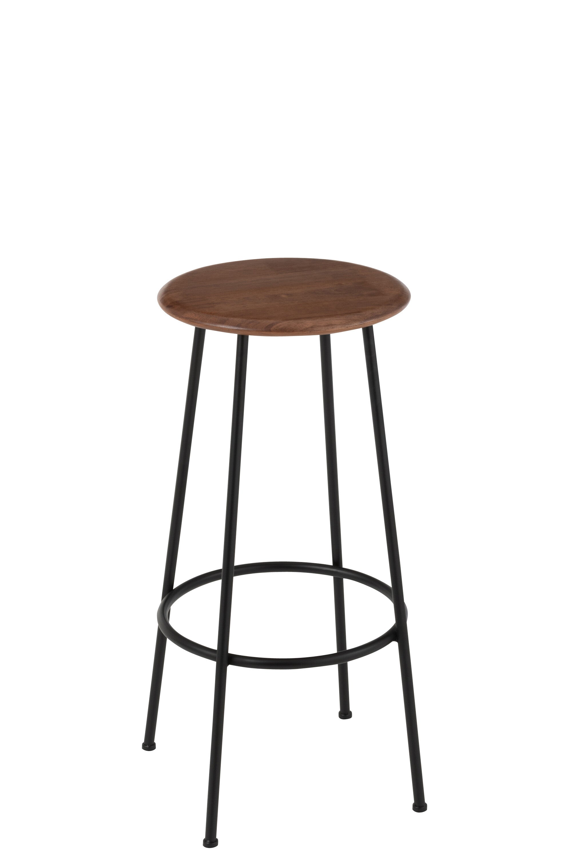 J-Line barkruk Neo - staal - naturel/zwart