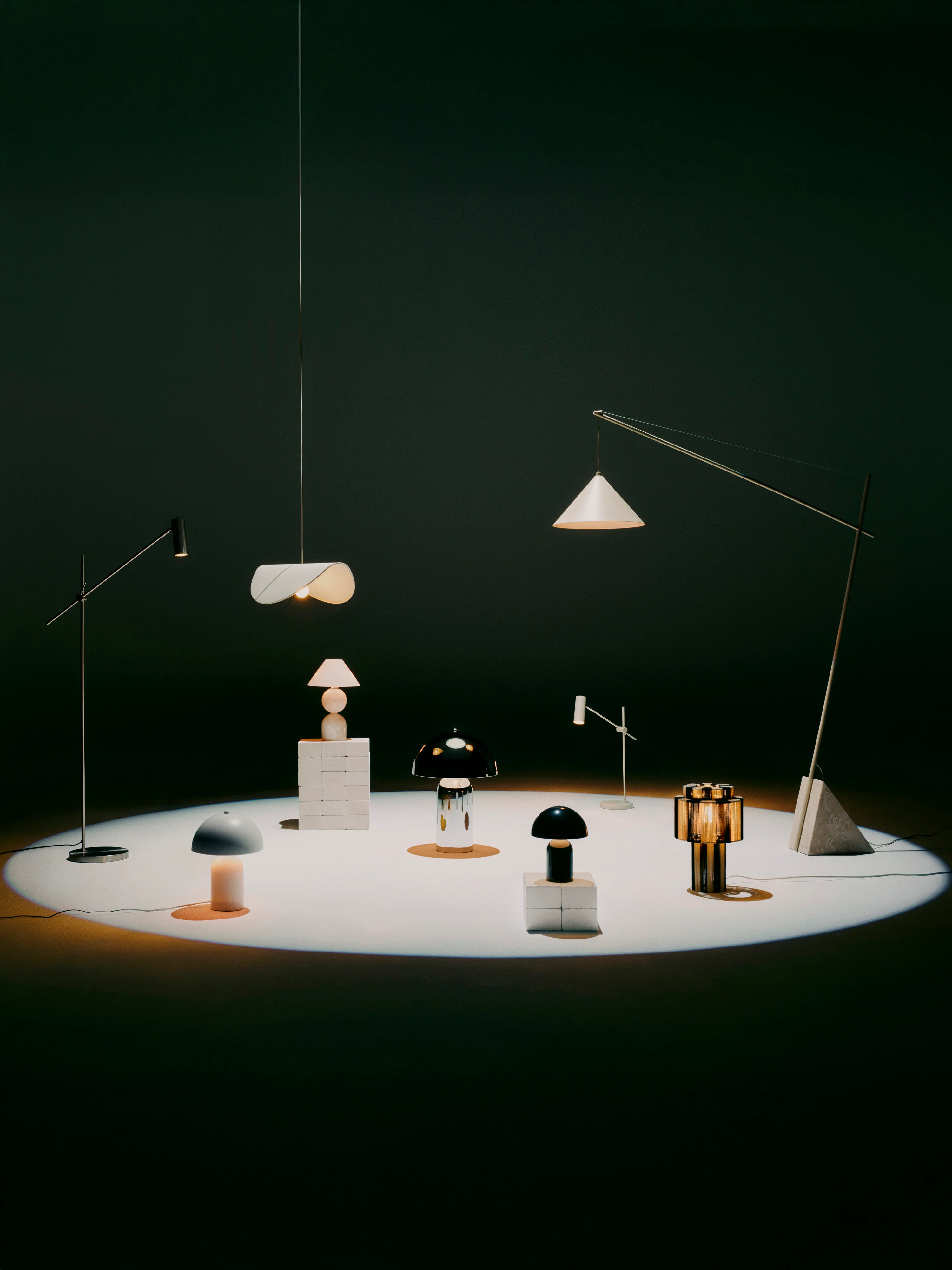 Große Retro-Tischlampe Walter