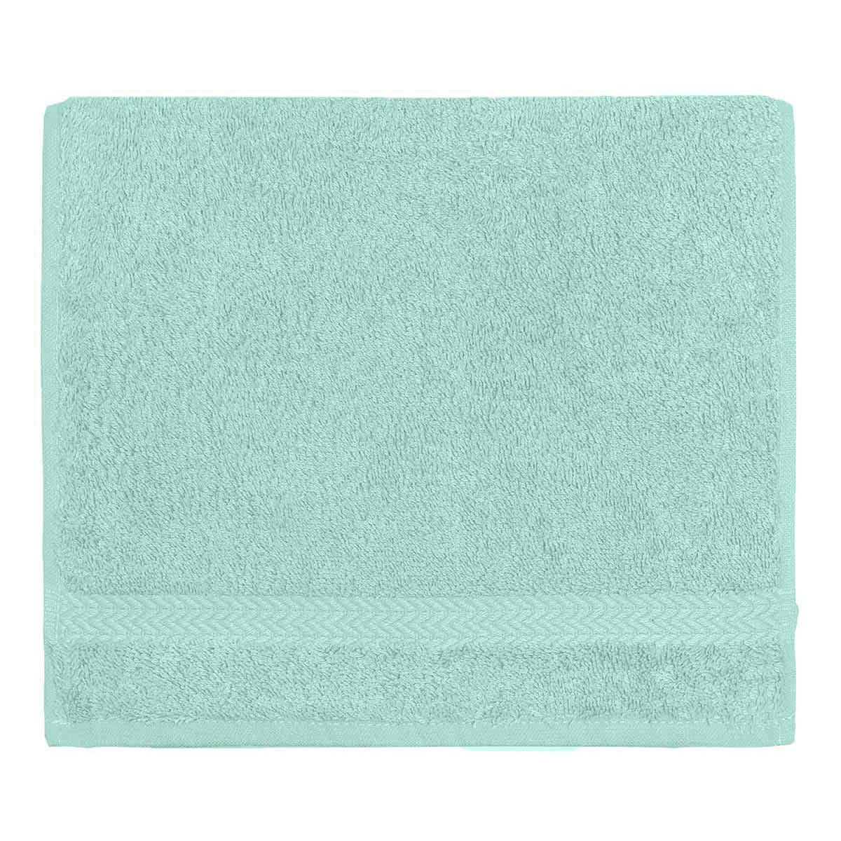 LUXURY - Lot de 3 serviettes invité 550gr/m²  menthe 30x50 cm