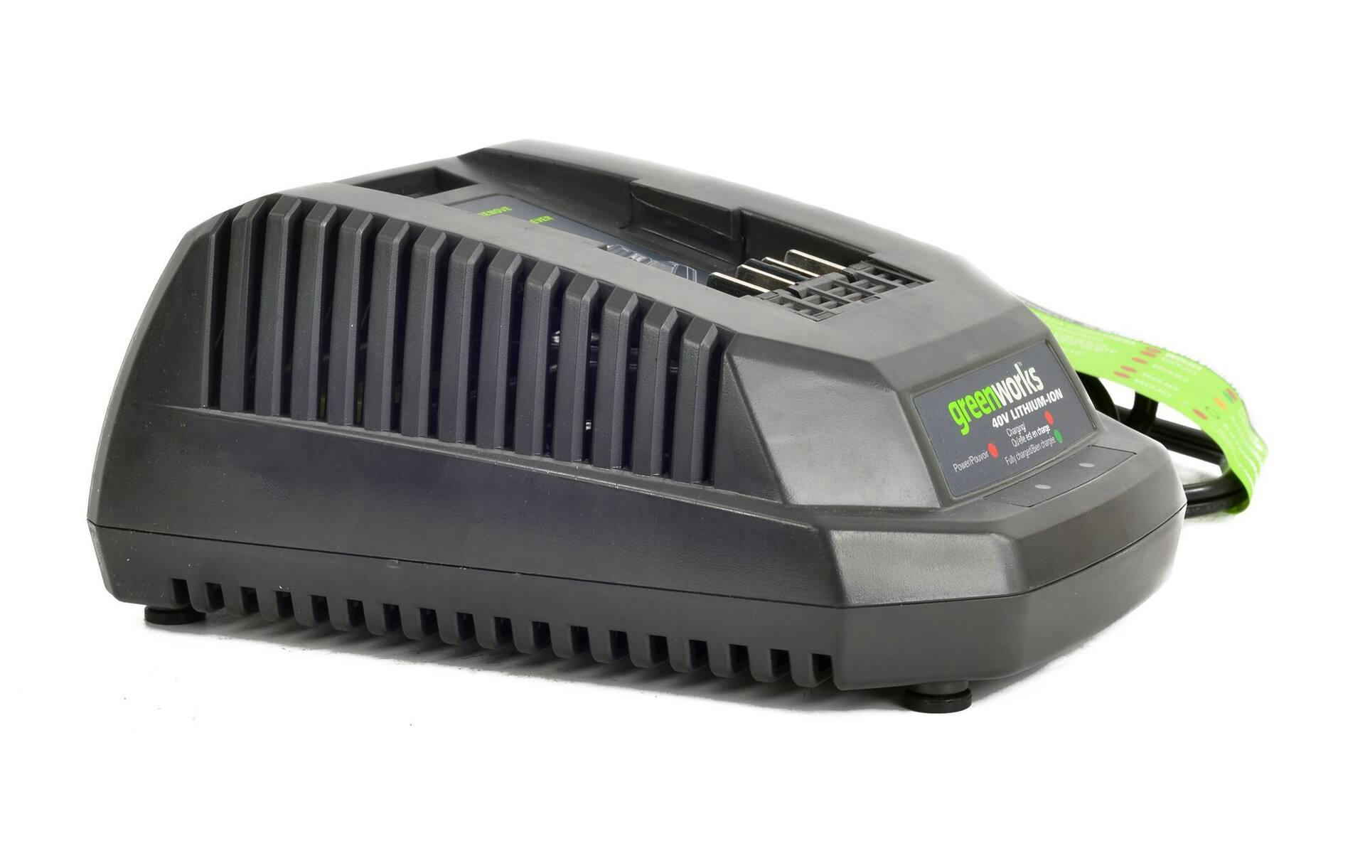 Greenworks 40V lithium Ion Battery Charger, for CT#: 060-1758