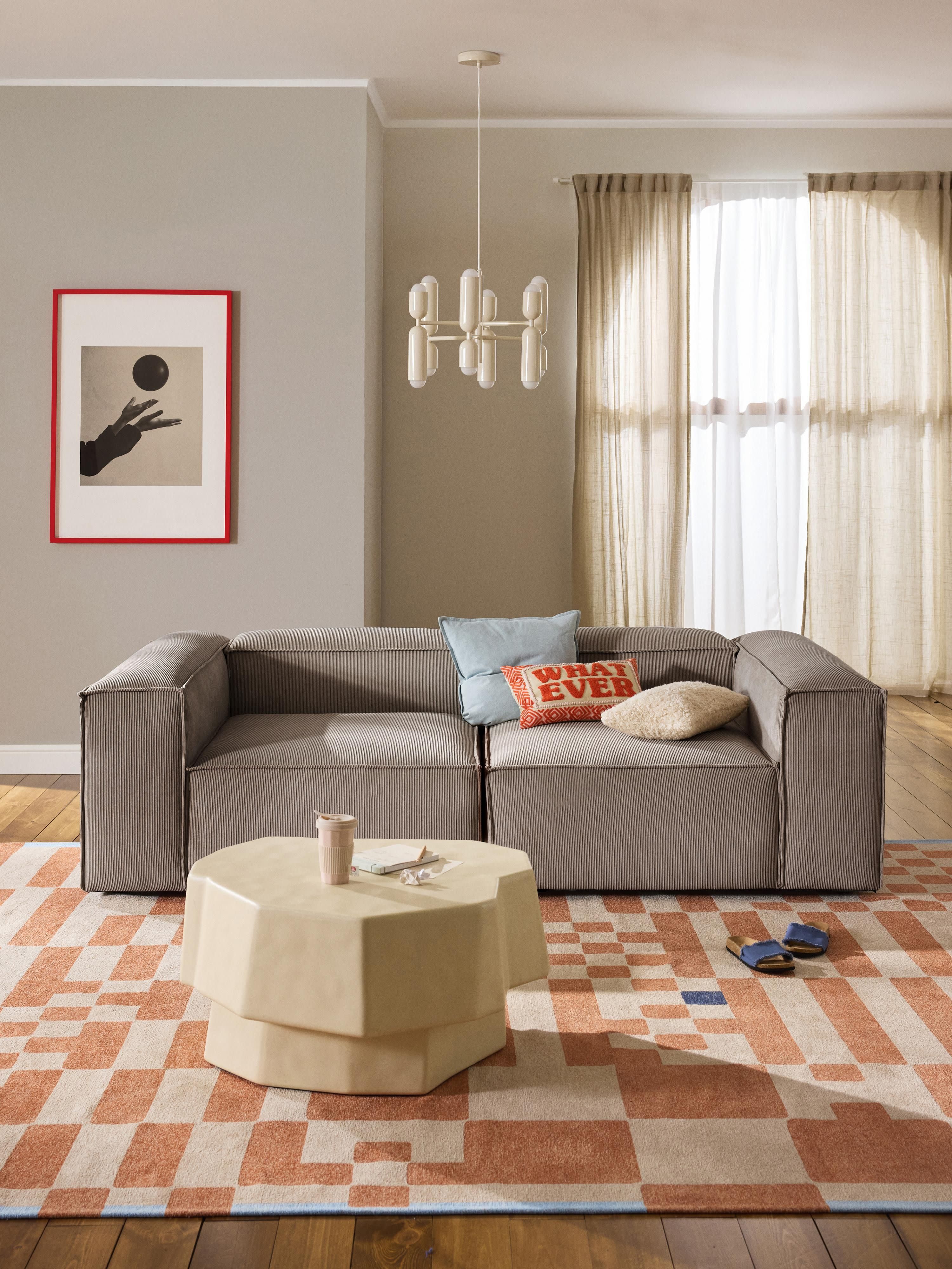 Modulares Sofa Lennon (3-Sitzer) aus Cord