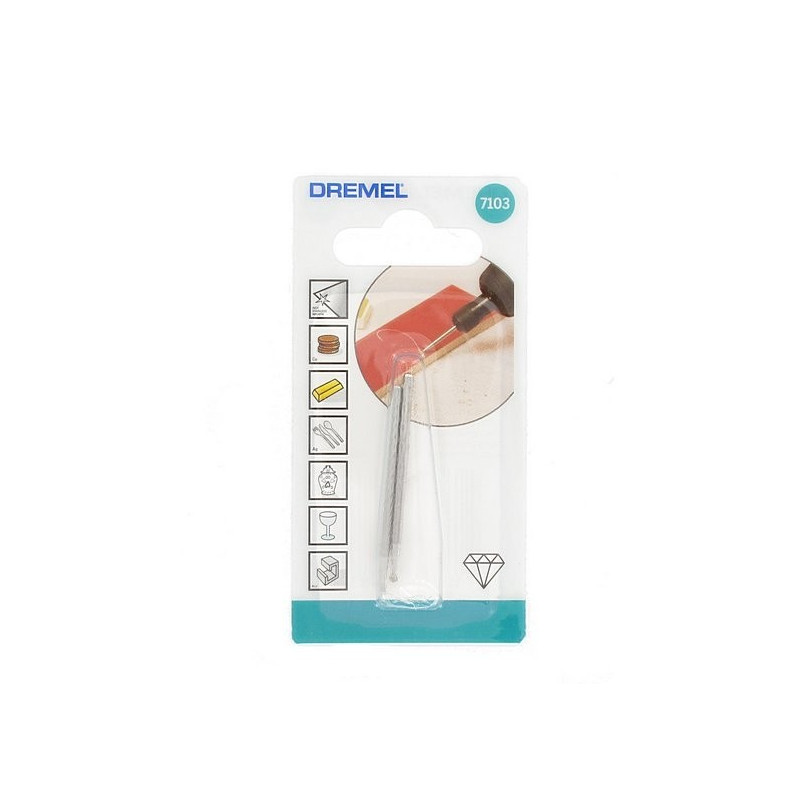 Pointe diamant Ø 2 mm 2 pièces DREMEL