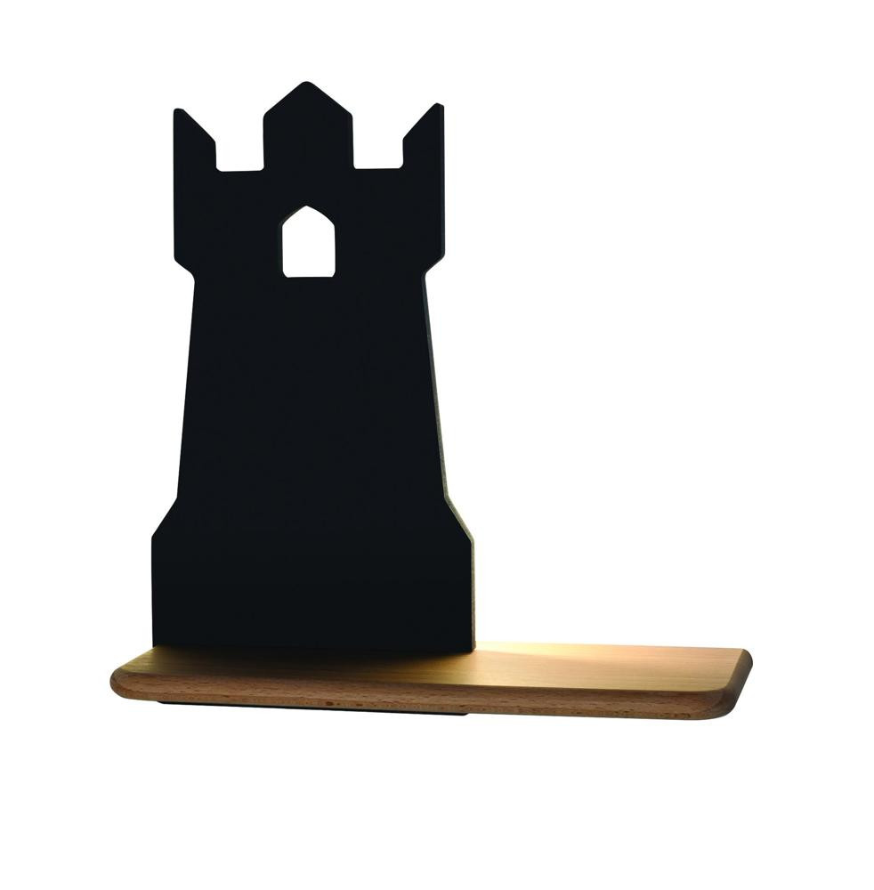 Lampa kinkiet TOWER 4w led 4000k iq kids czarny