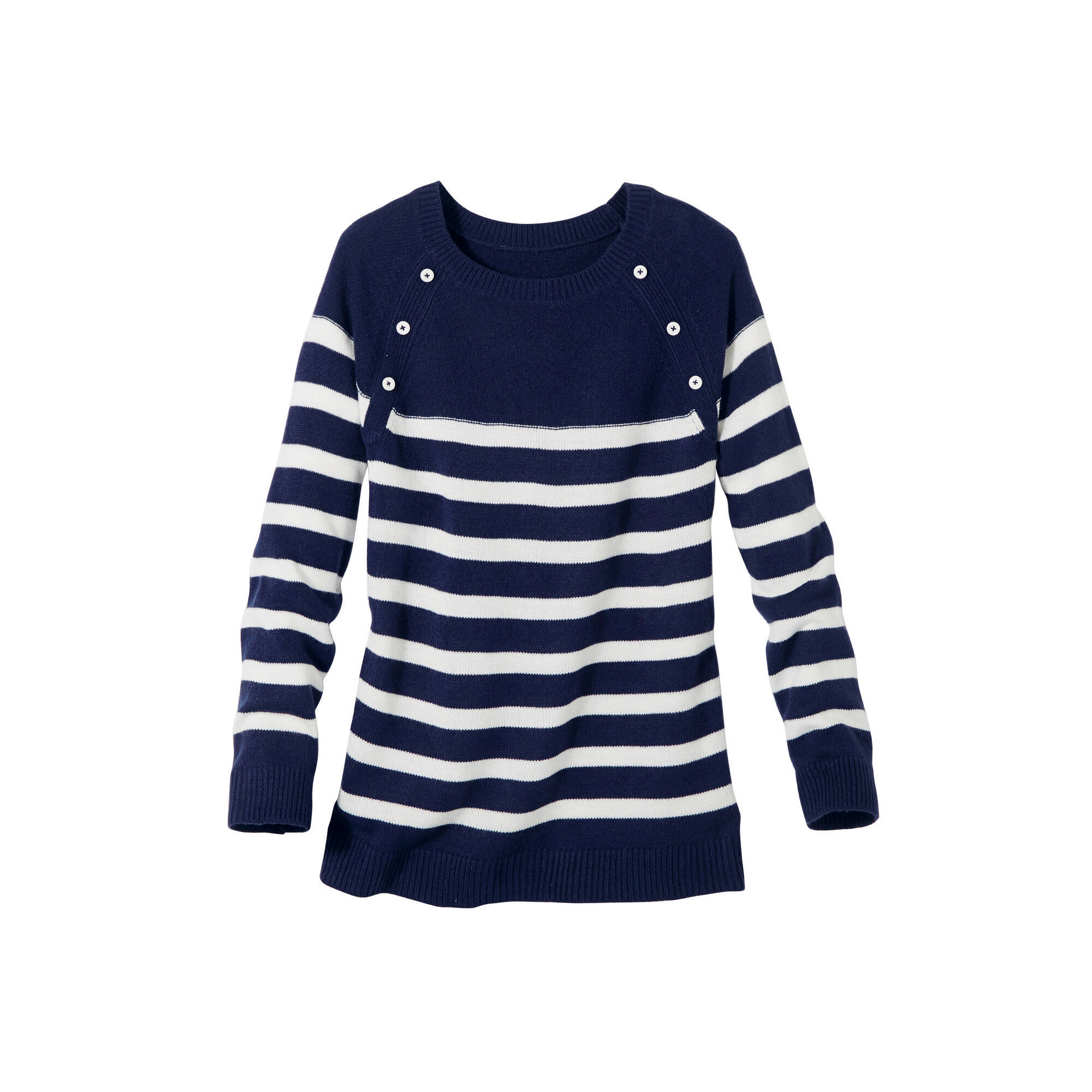 Pull marinière manches longues rayé