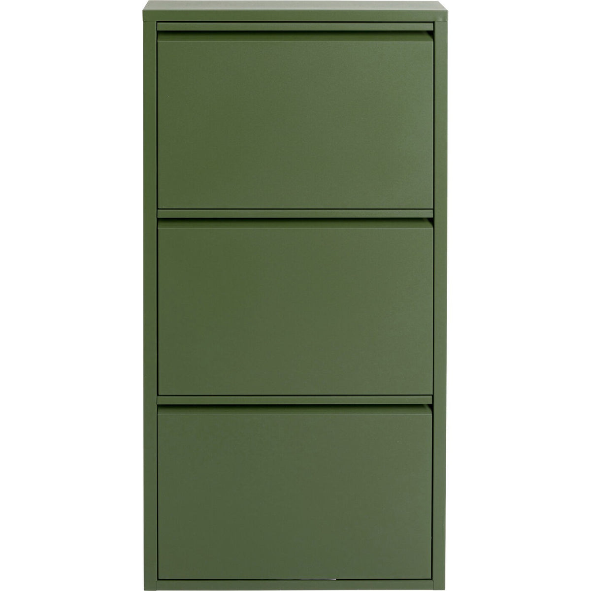 Kare Design Schoenenkast Caruso olijf 3 laden