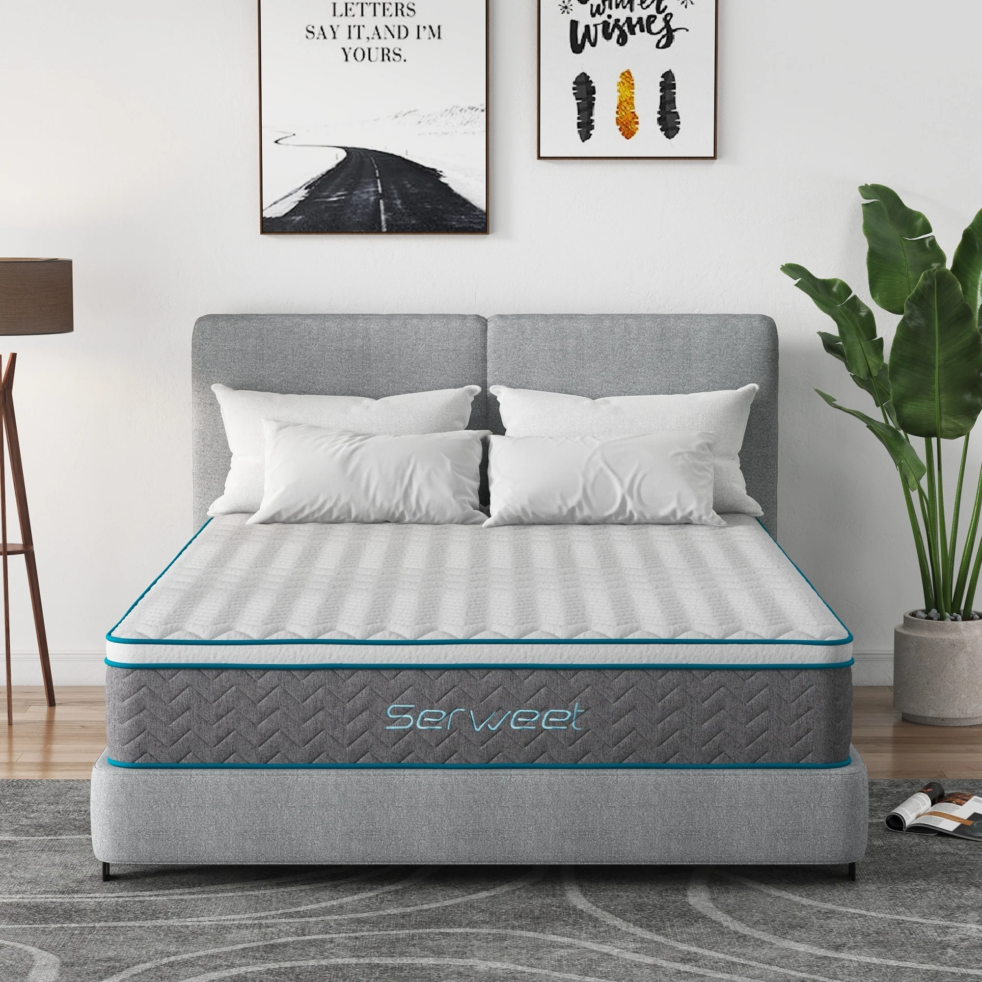 10-Inch Luxury Hybrid Memory Foam Mattress