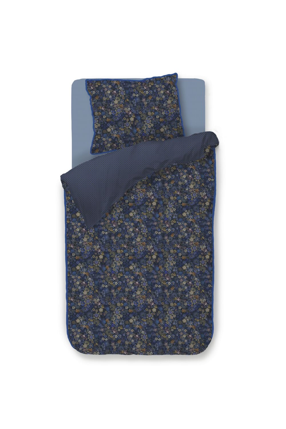 Pip Studio Tutti I Fiori - 140 x 200/220 cm - Donkerblauw