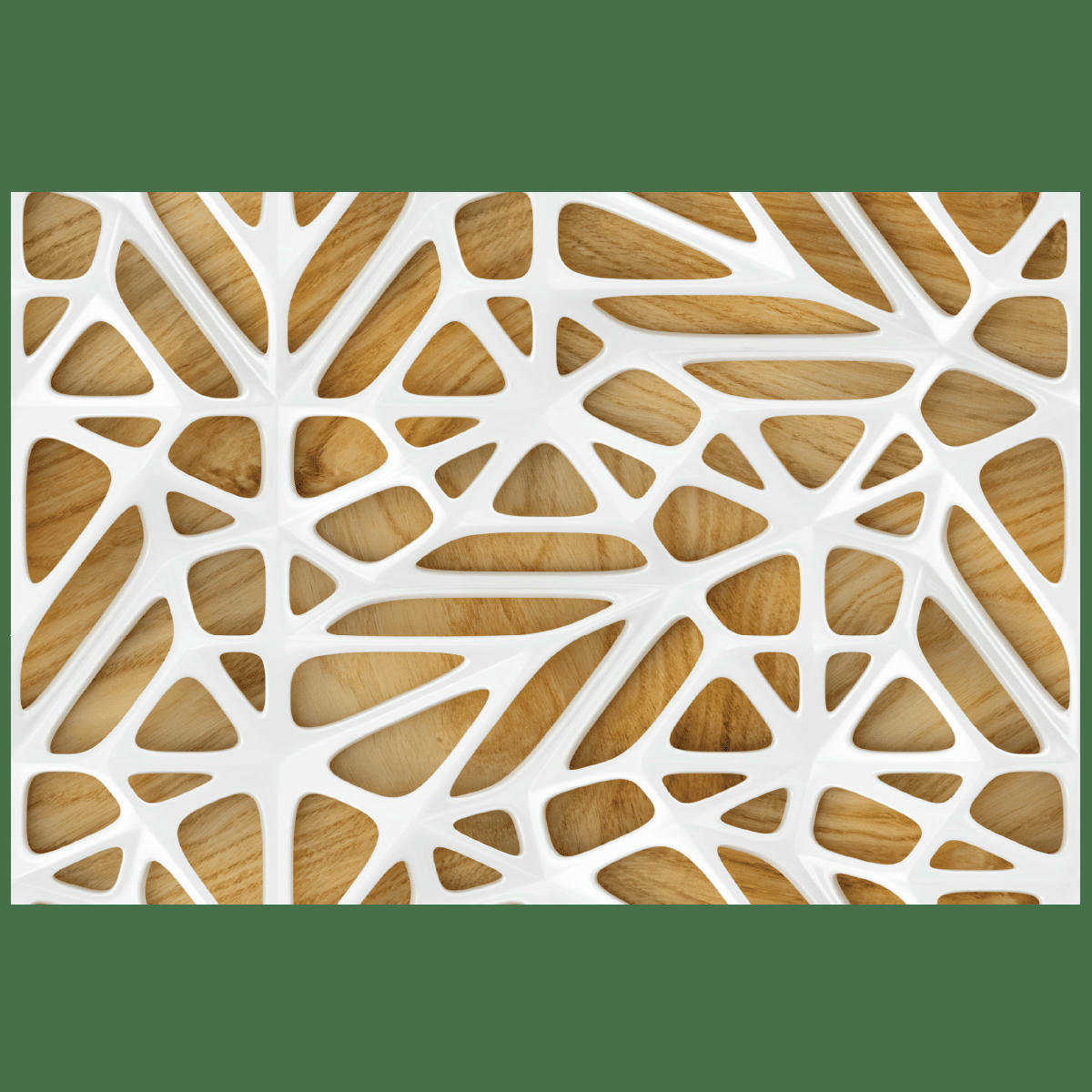 - Sticker meuble scandinave bois design blanc 60x90cm