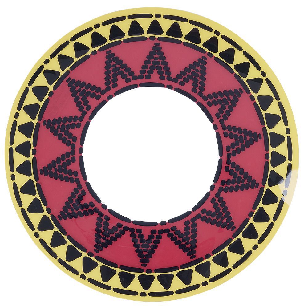 Set de table rond ajouré motif ethnique Ø38cm