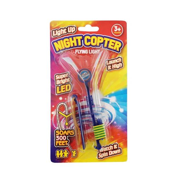 Light Up Night Copter Flying Light