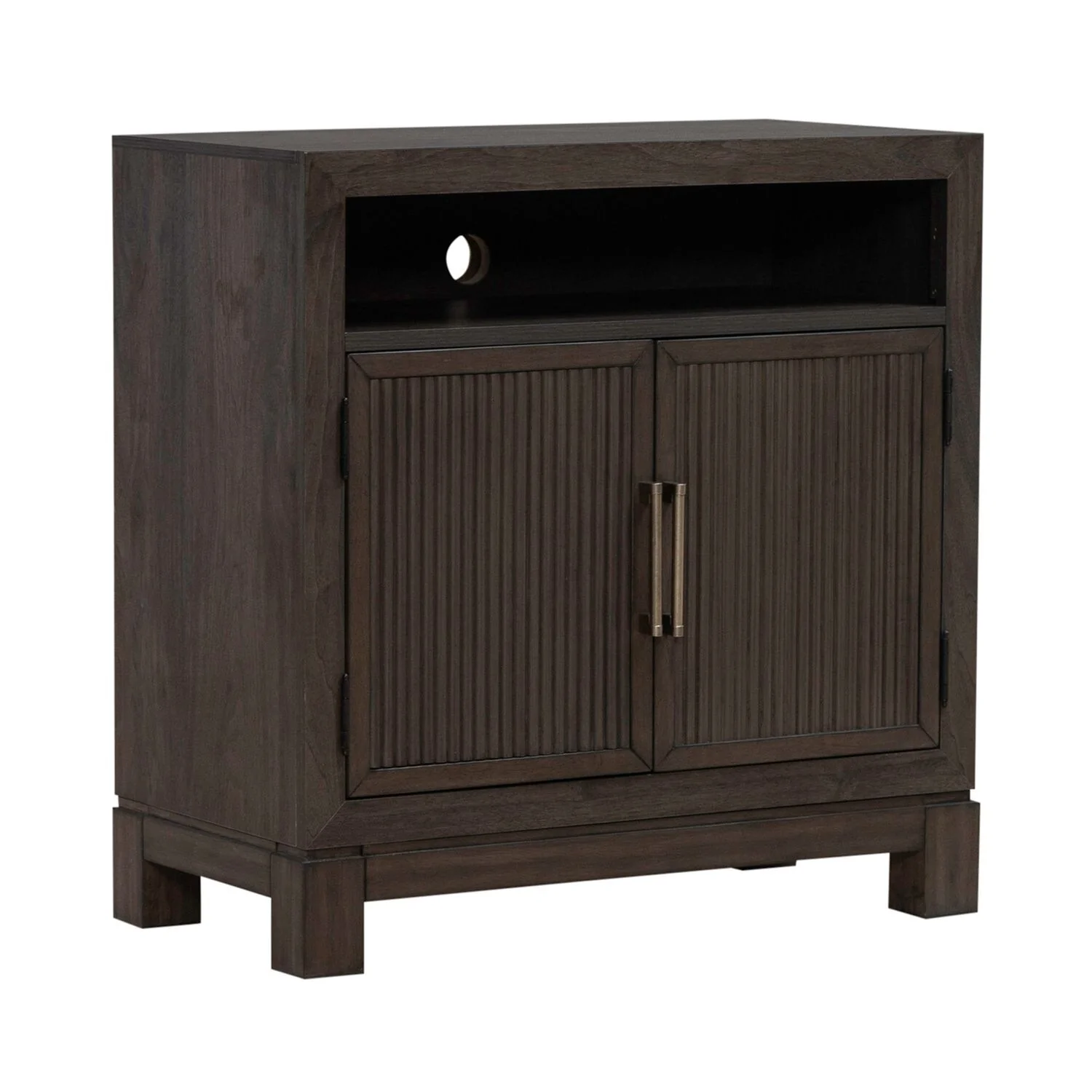 Liberty Furniture Modern Edge Bedside Chest with Charging Station