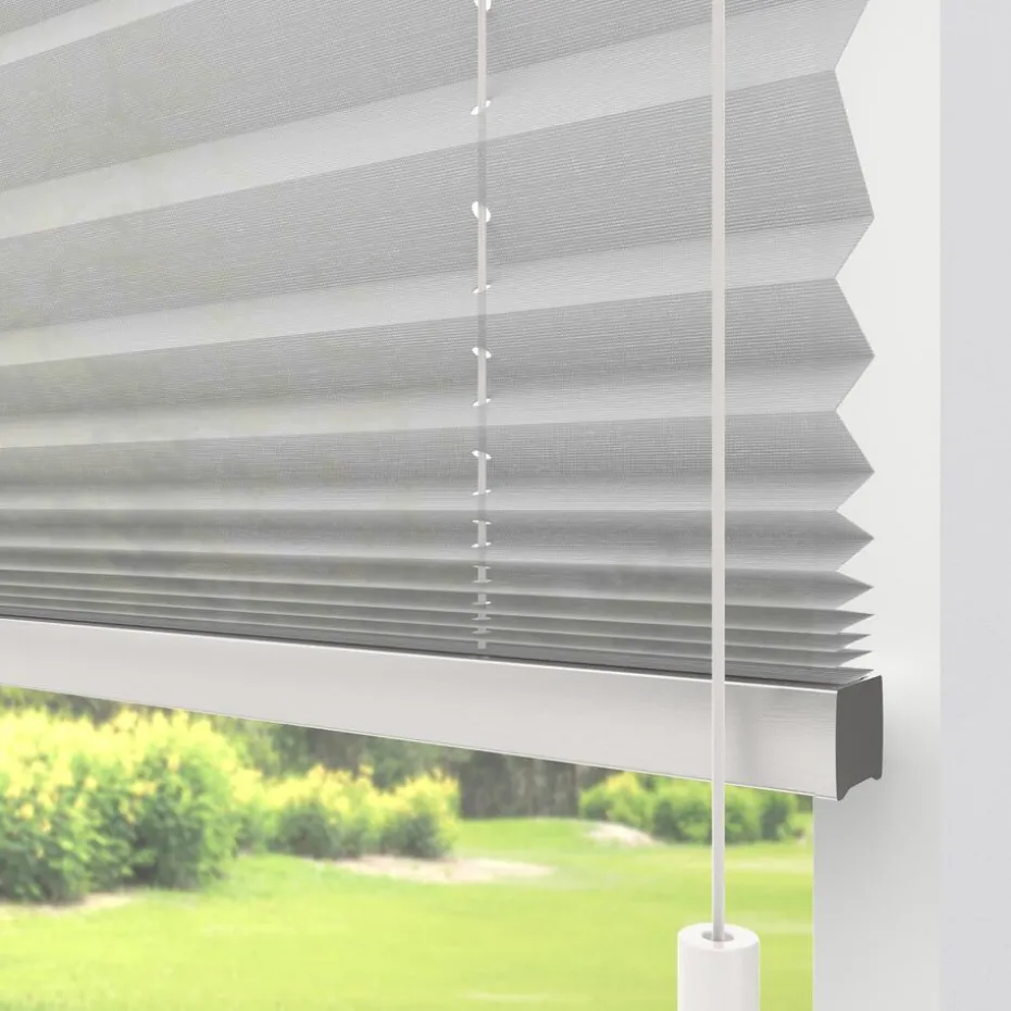 Kwantum Plisségordijnen | Fenstr Plissé Lina  Transparant Wit