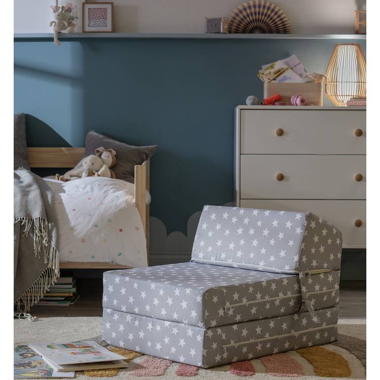 Habitat Kids Fabric Chairbed - Grey