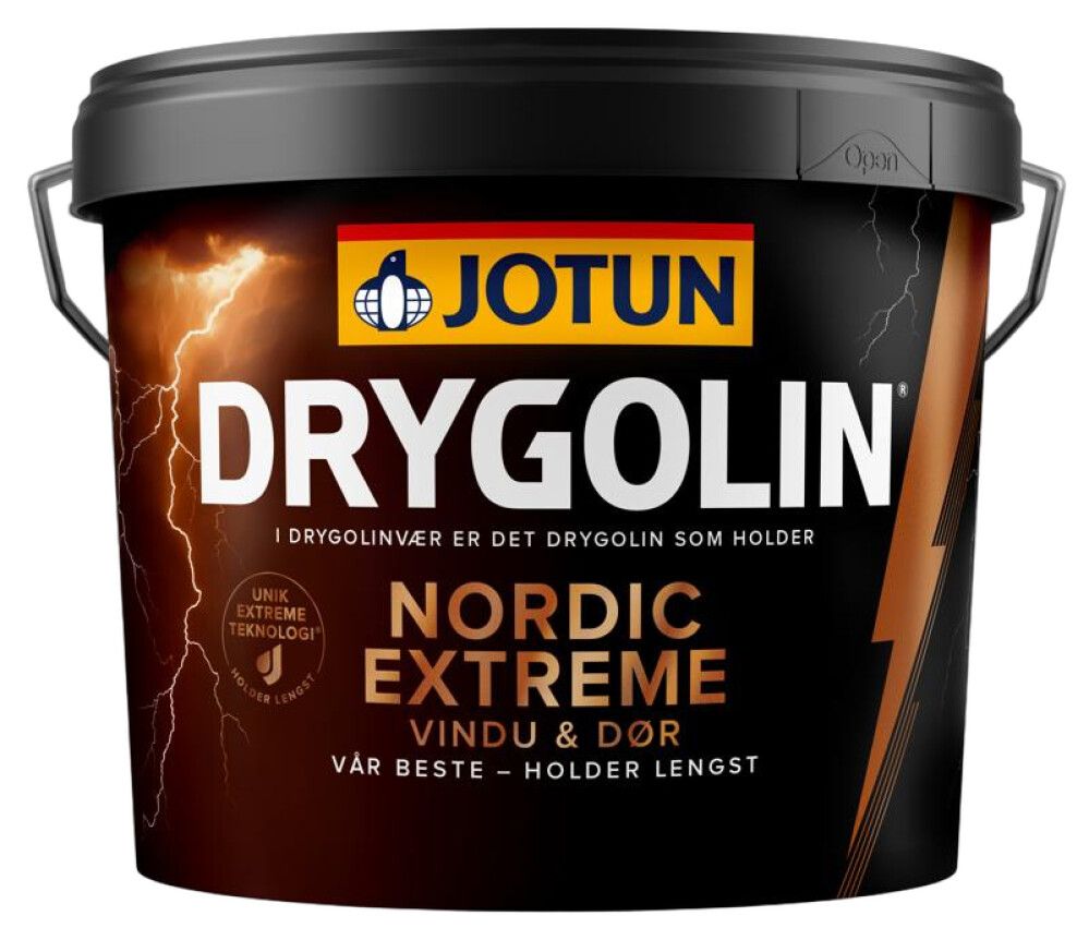 MALING JOTUN DRYGOLIN NORDIC EXTREME TREBESKYTTELSE VINDU OG DØR HVIT 2,7L