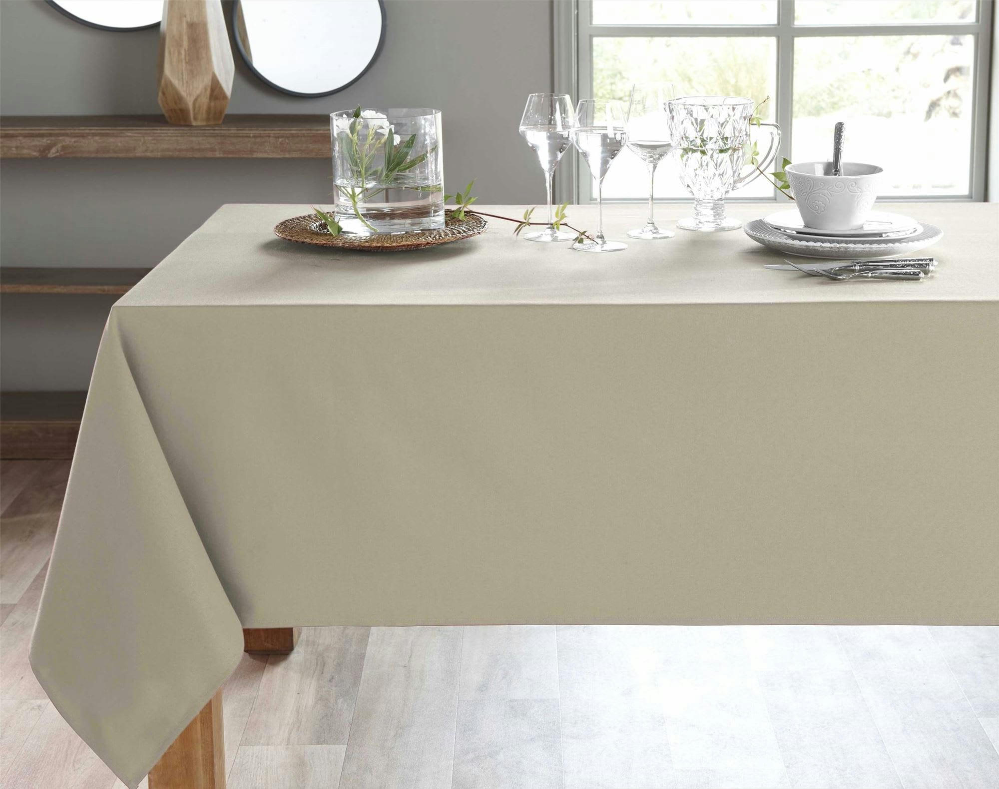 LONA - Nappe 150x200 beige en coton