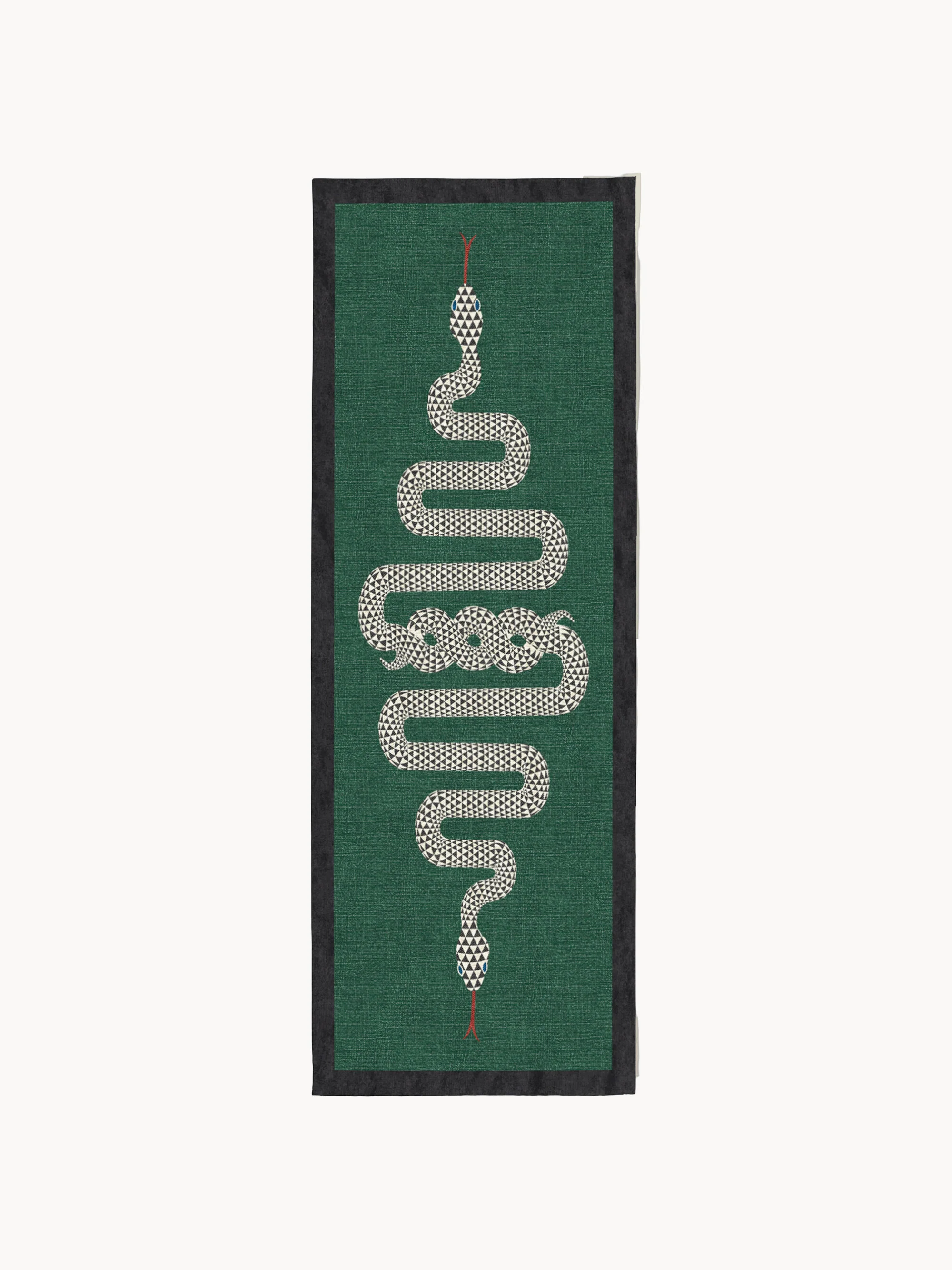 Waschbarer Kurzflor-Läufer Venom Smaragd von Jonathan Adler