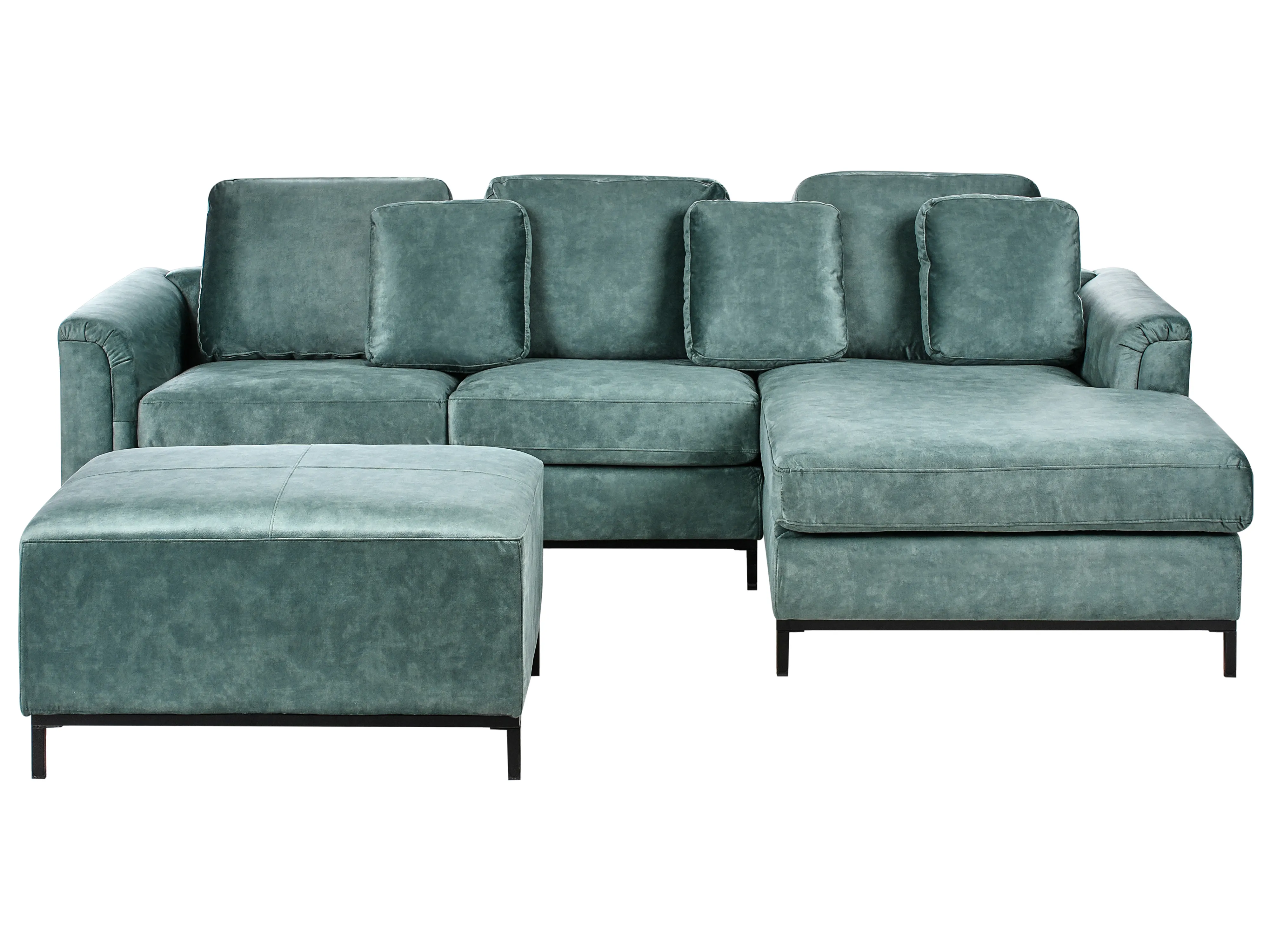 Ottoman OSLO Velvet Teal