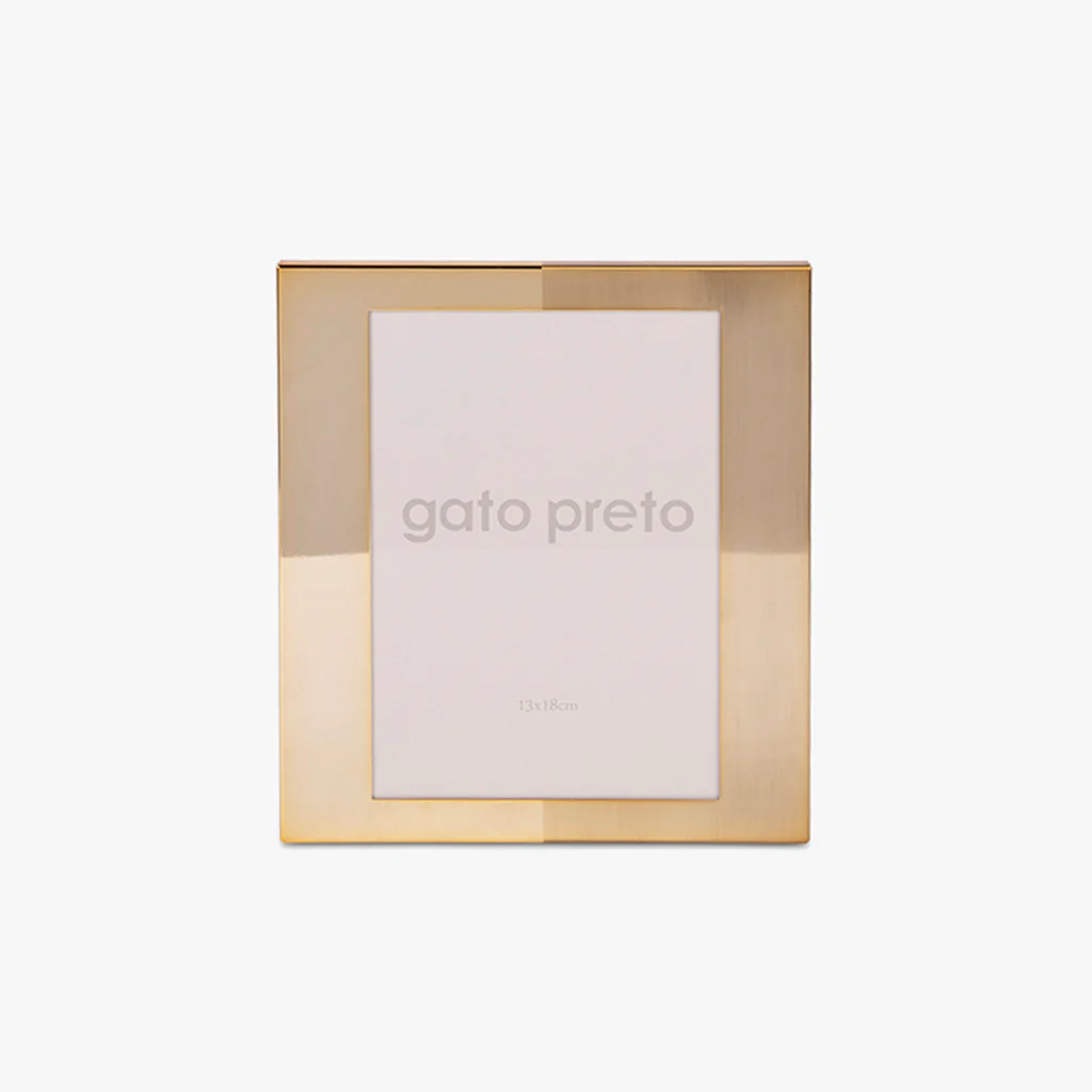 Moldura Tons Dourado 13x18 SHINY & BRUSHED