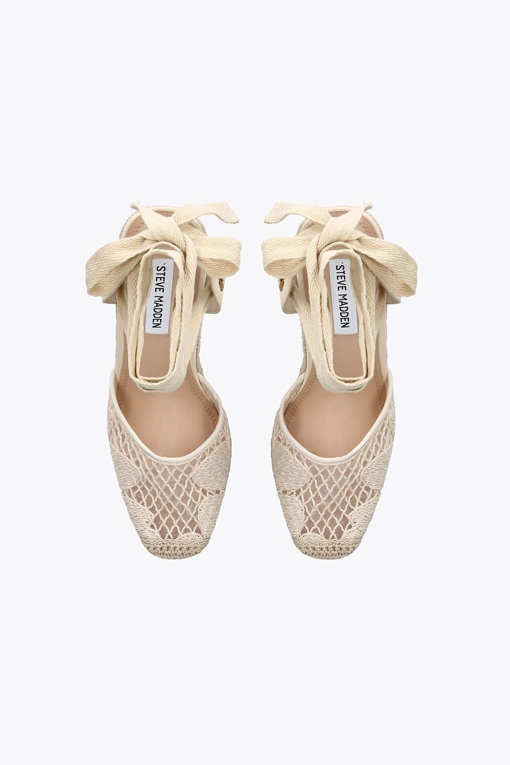 STEVE MADDEN Osborn Cream' Fabric Sandals