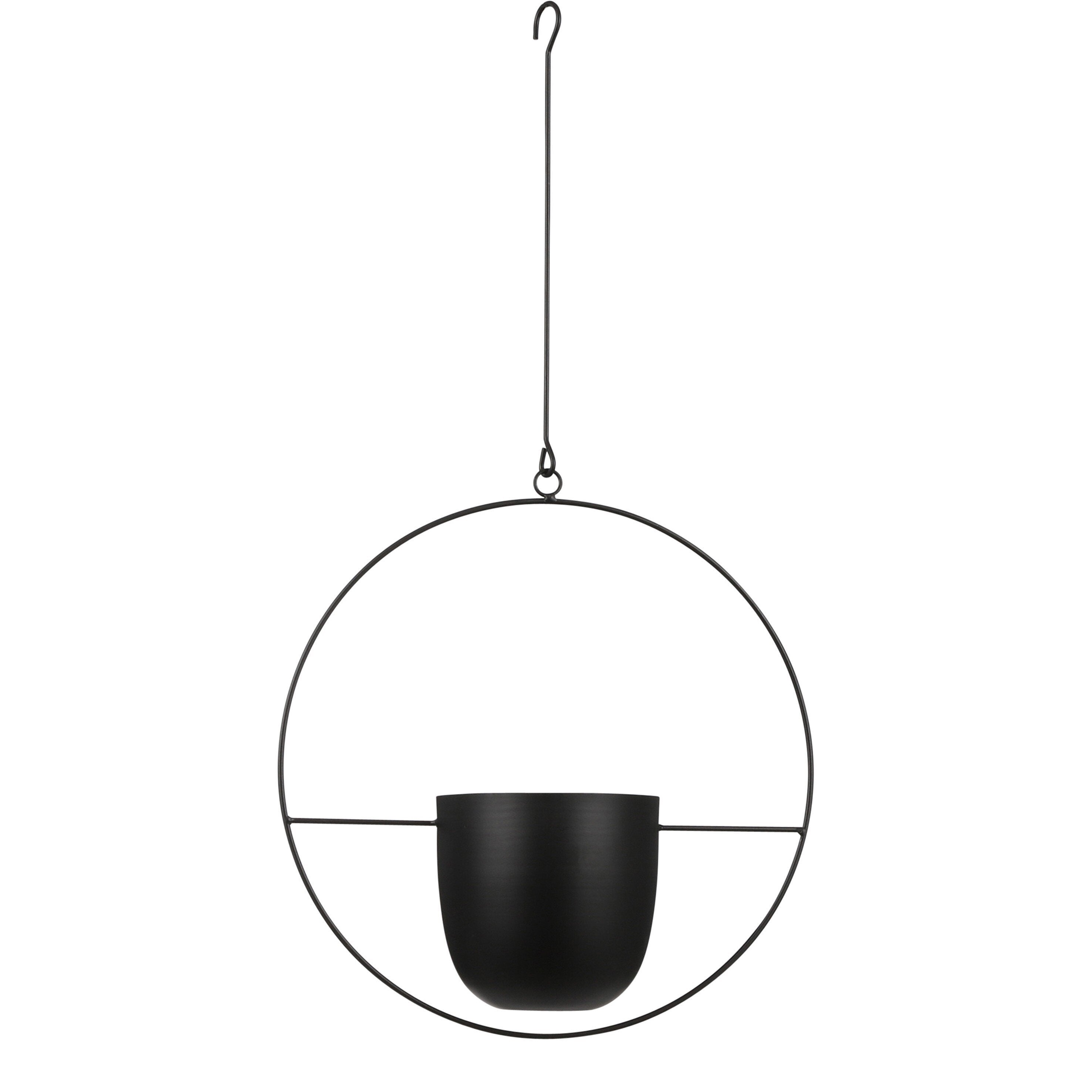 Mica Decorations Dexter Hangpot - L34 x B14 x H65 cm - Zwart