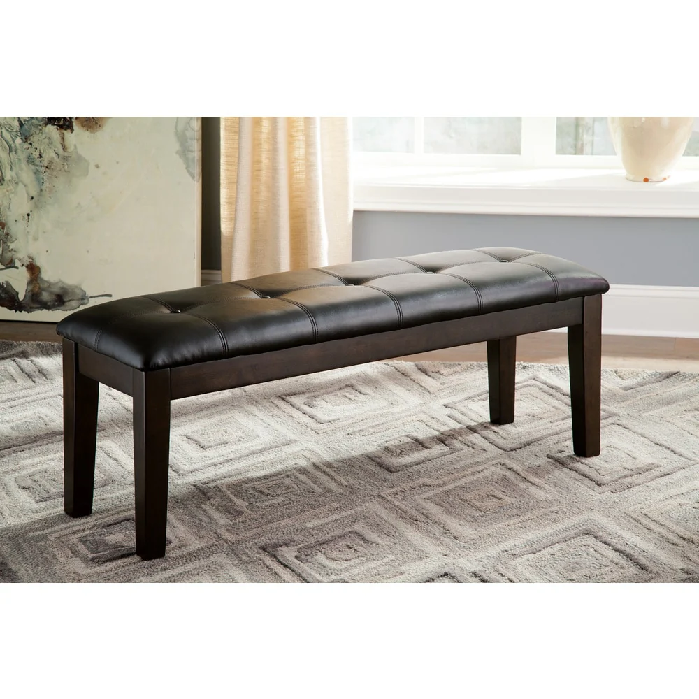 Haddigan Dark Brown Dining Bench