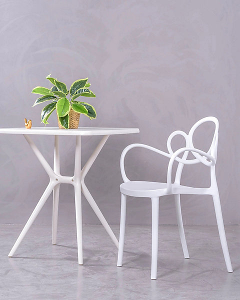 Lot de 4 chaises design avec accoudoirs pour le jardin - Dream - Nest Dream