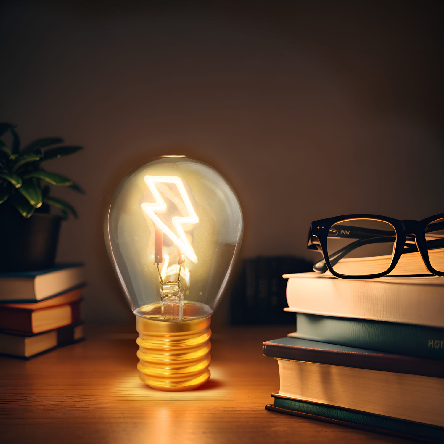 Lampadina decorativa led Fulmine ricaricabile
