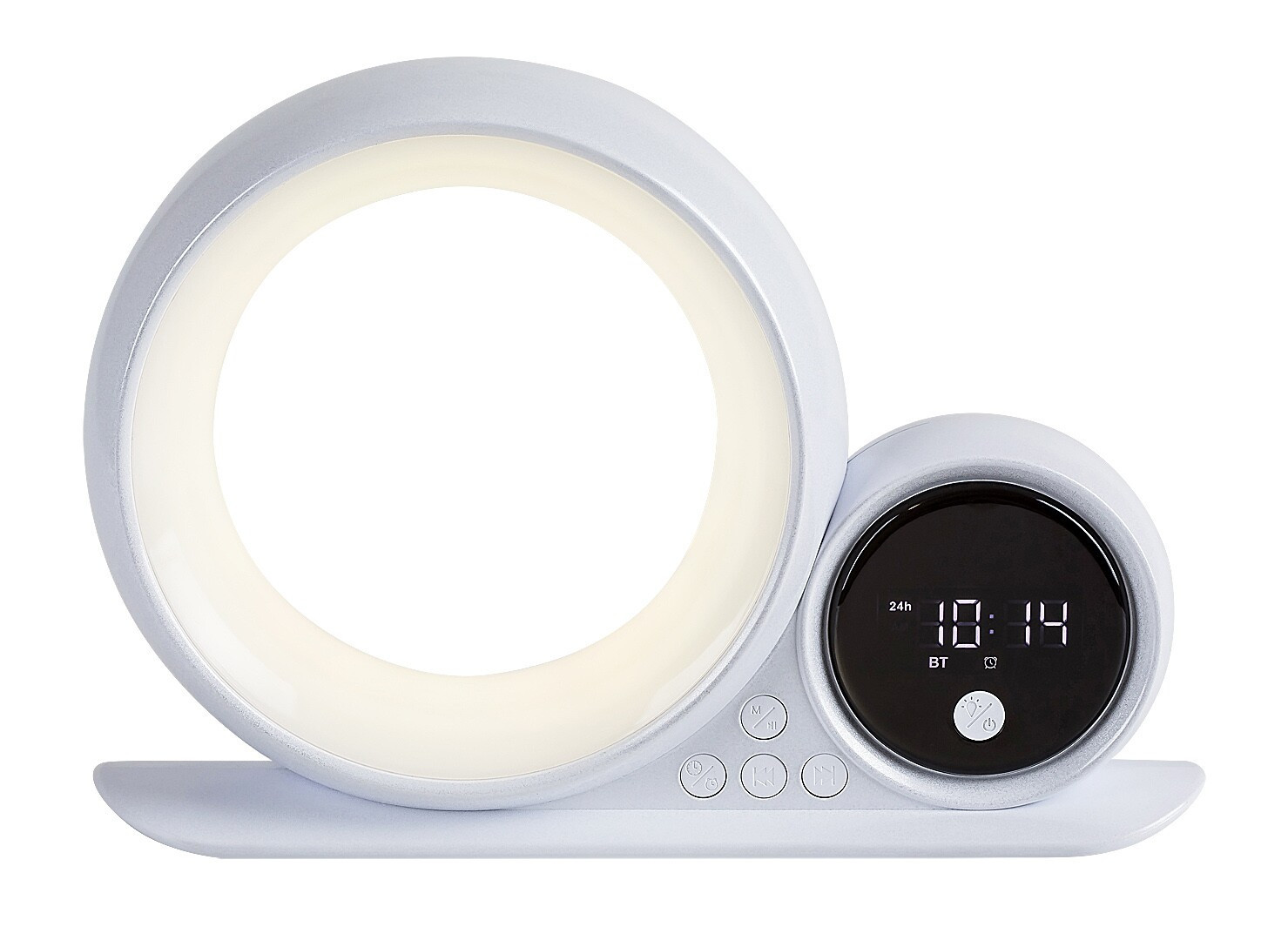 Lampa stołowa RGB WAKEWAY biała LED 5W wys:20cm Rabalux