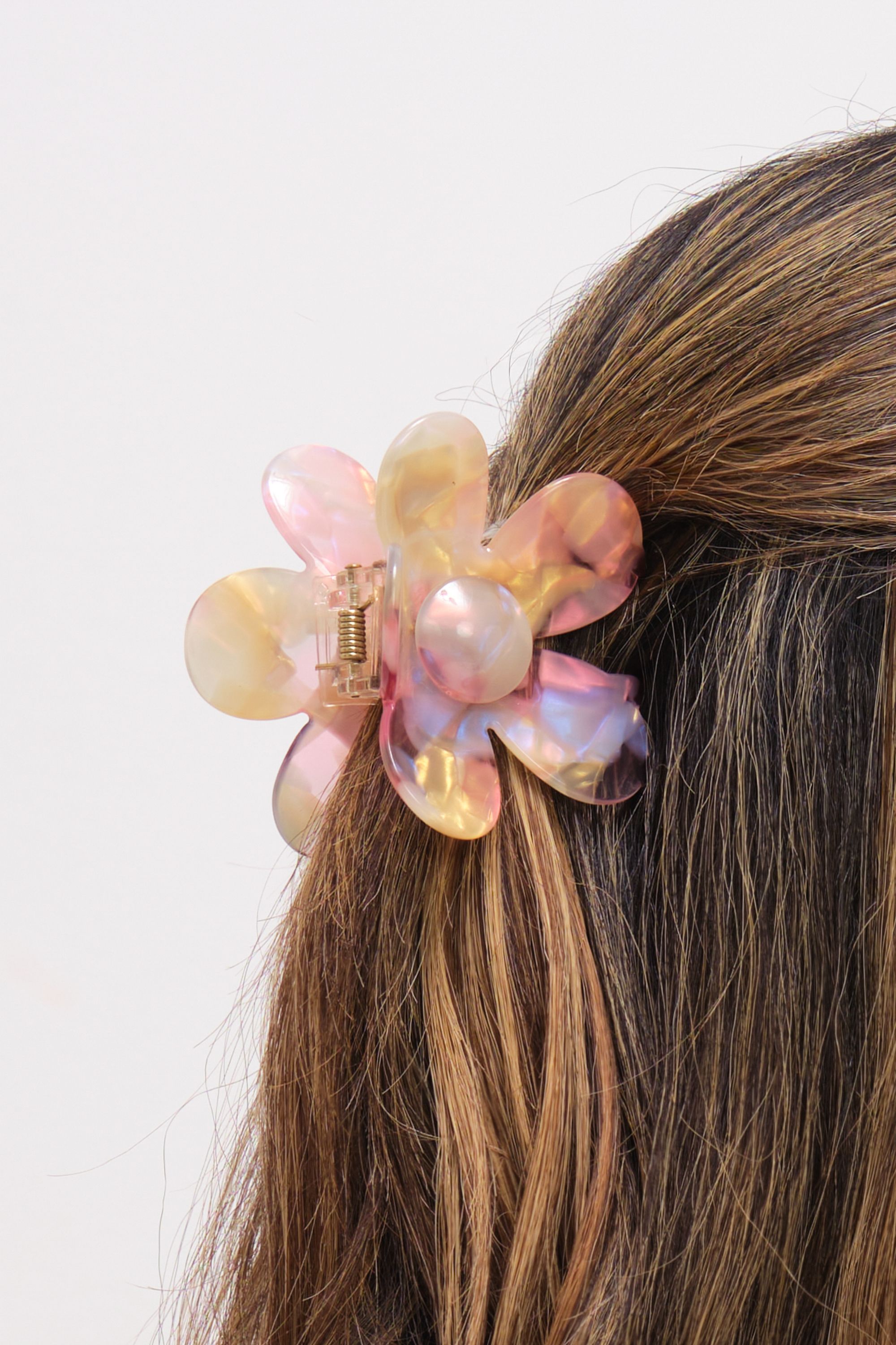 Mood Pastel Floral Claw Clip