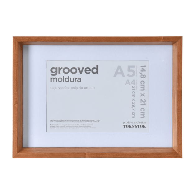 MOLDURA A5 14 CM X 21 CM GROOVED