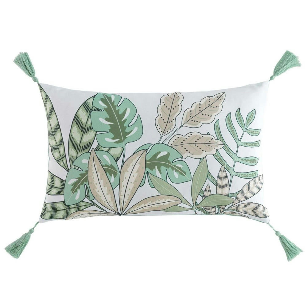 - Coussin Vert polyester 30 x 50