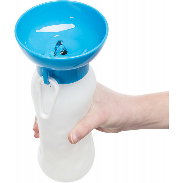 Gourde avec gamelle pour boire pour chiens couleur aléatoire