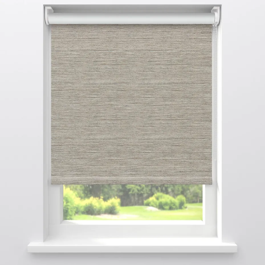 Kwantum Rolgordijnen | Rolgordijn Huib  Verduisterend Greige