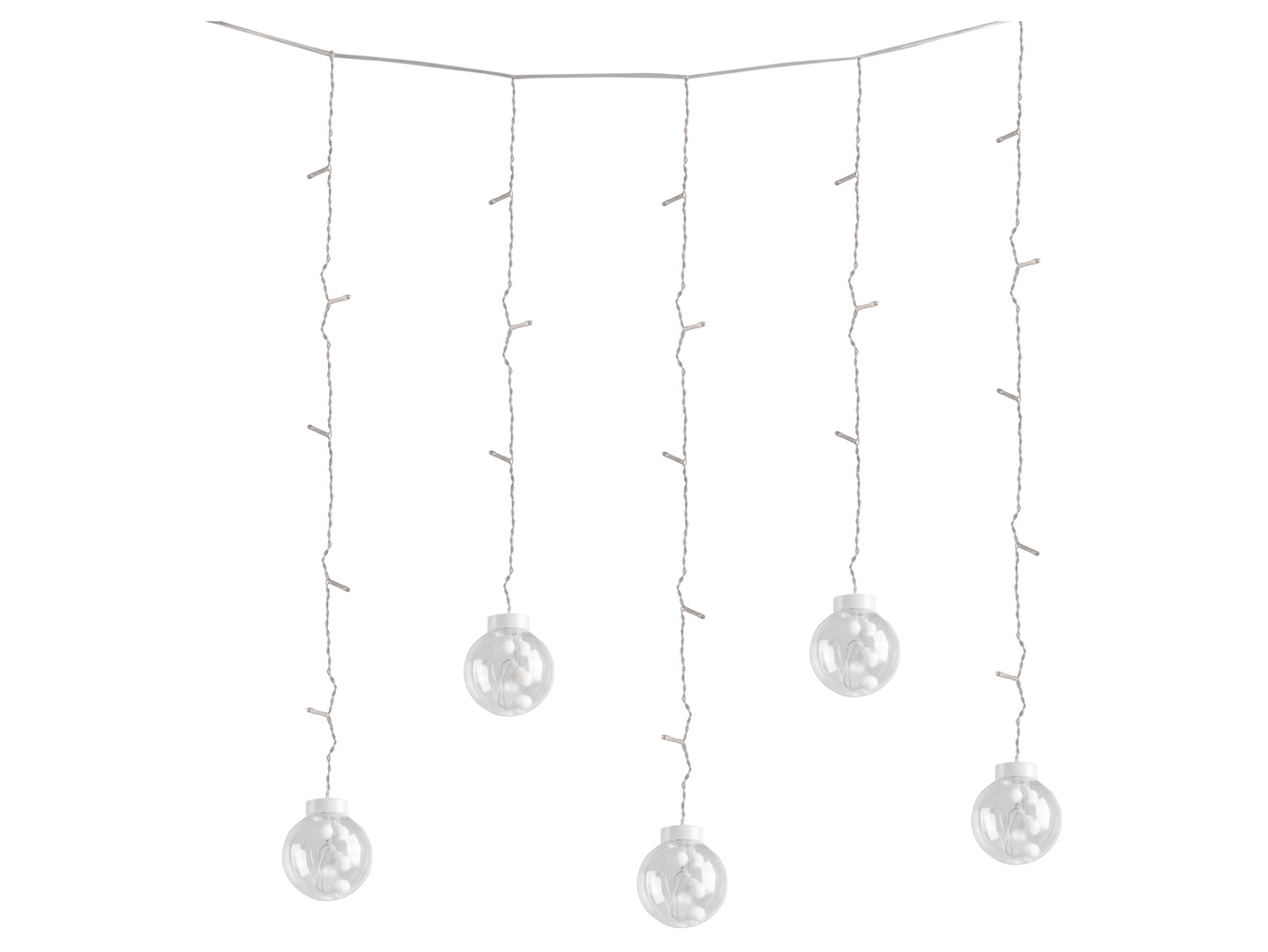 Kurtyna Wish Balls 108 LED z timerem ciepła barwa światła