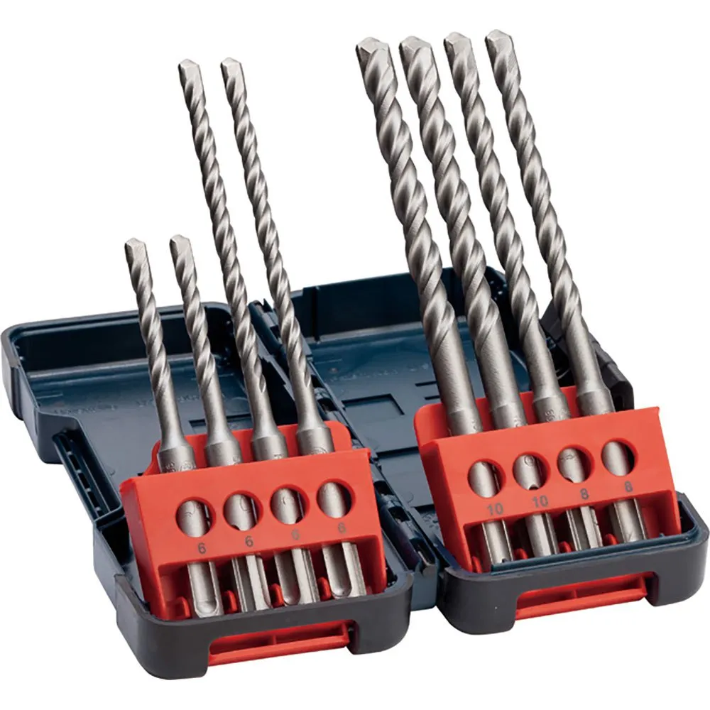 Bosch SDS-Plus Tough-Box 6/8/10 mm 8 pieces