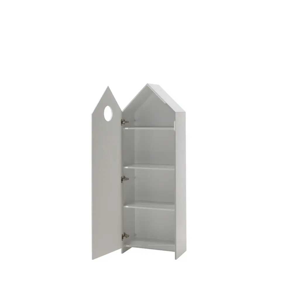 Vipack kledingkast Casimi 1 deurs - wit - 171,5x57,6x37 cm