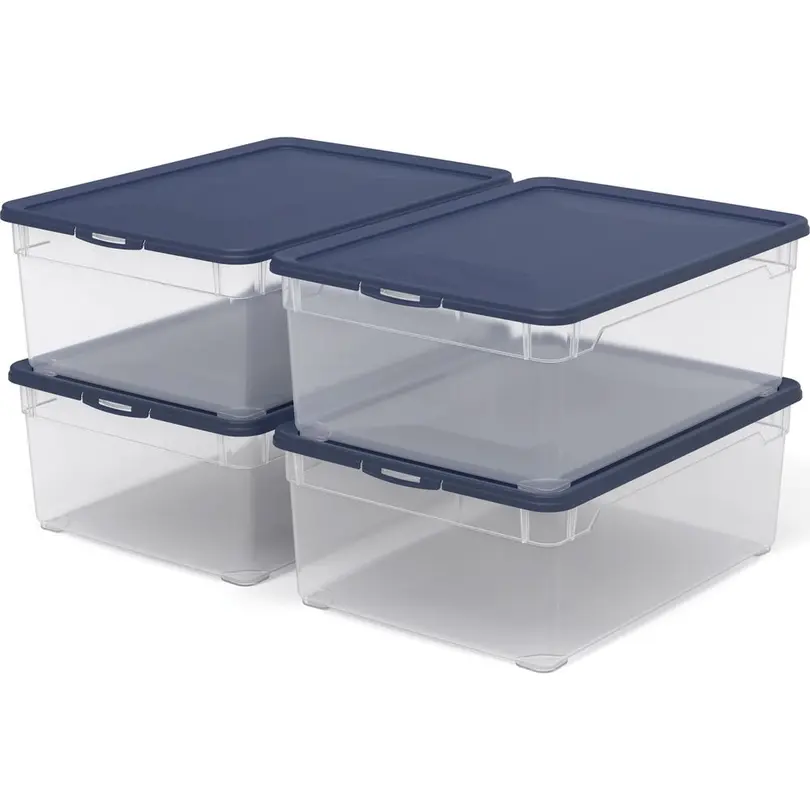 Aufbewahrungsbox 4er-Set CLEAR
