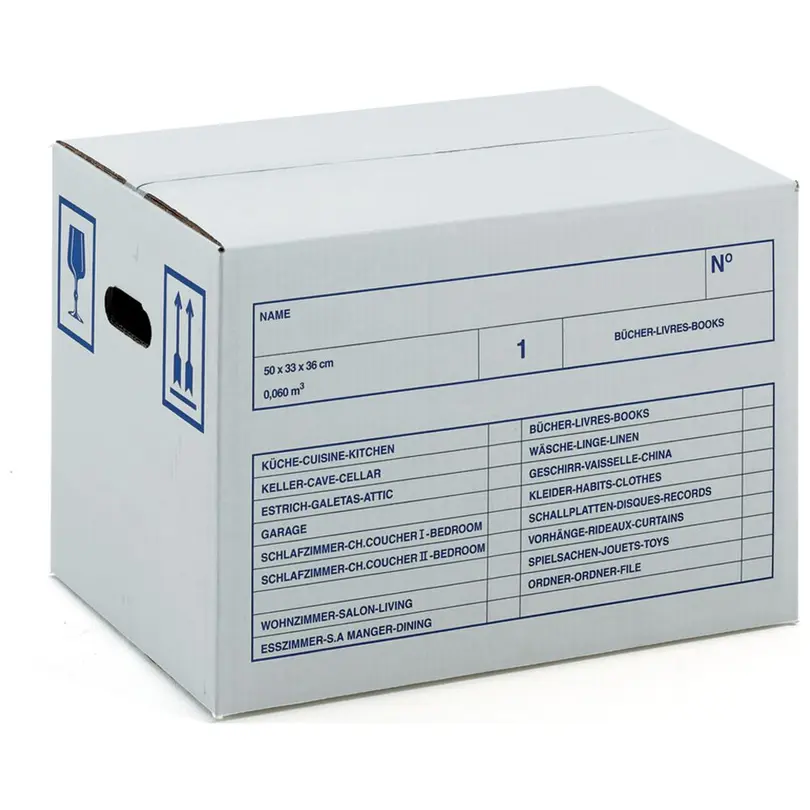 Aufbewahrungsbox 10er-Set Umzugsbox