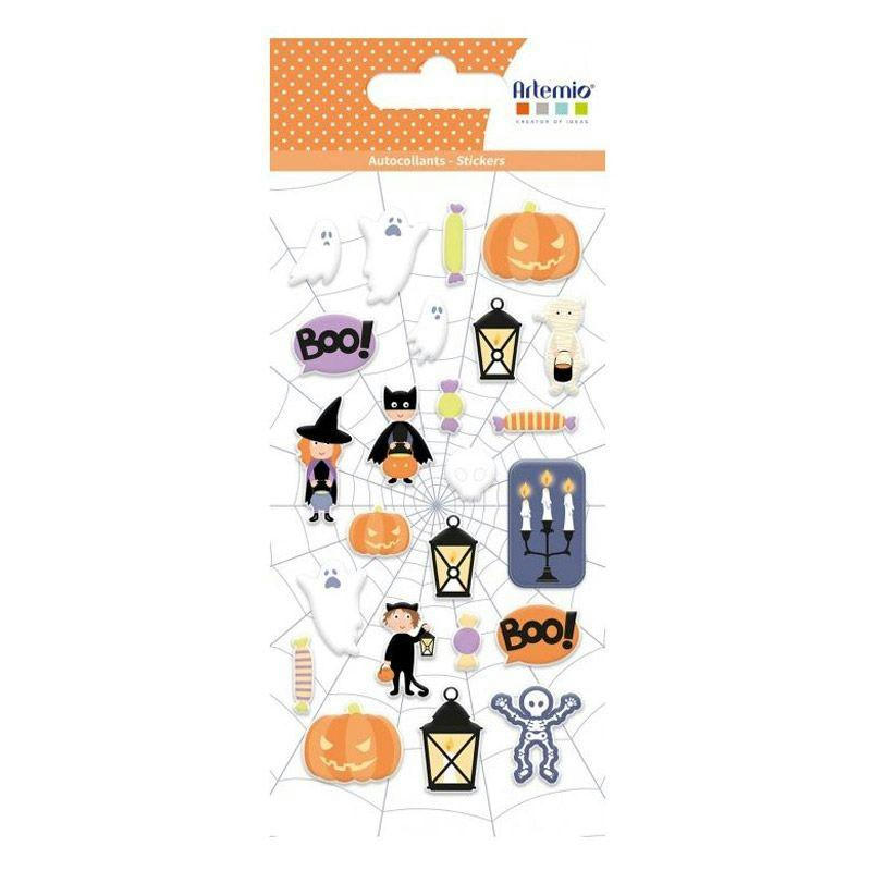 HALLOWEEN - Autocollants puffies Halloween