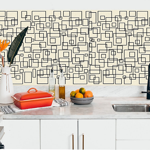 Crédence adhésive formes déco design 311 - 50x100cm