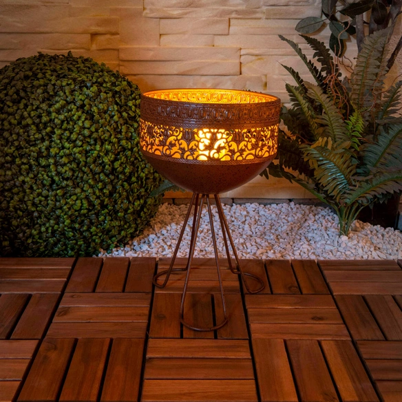 Solarleuchte, 0,6 Ah, LED, Metall/Kunststoff