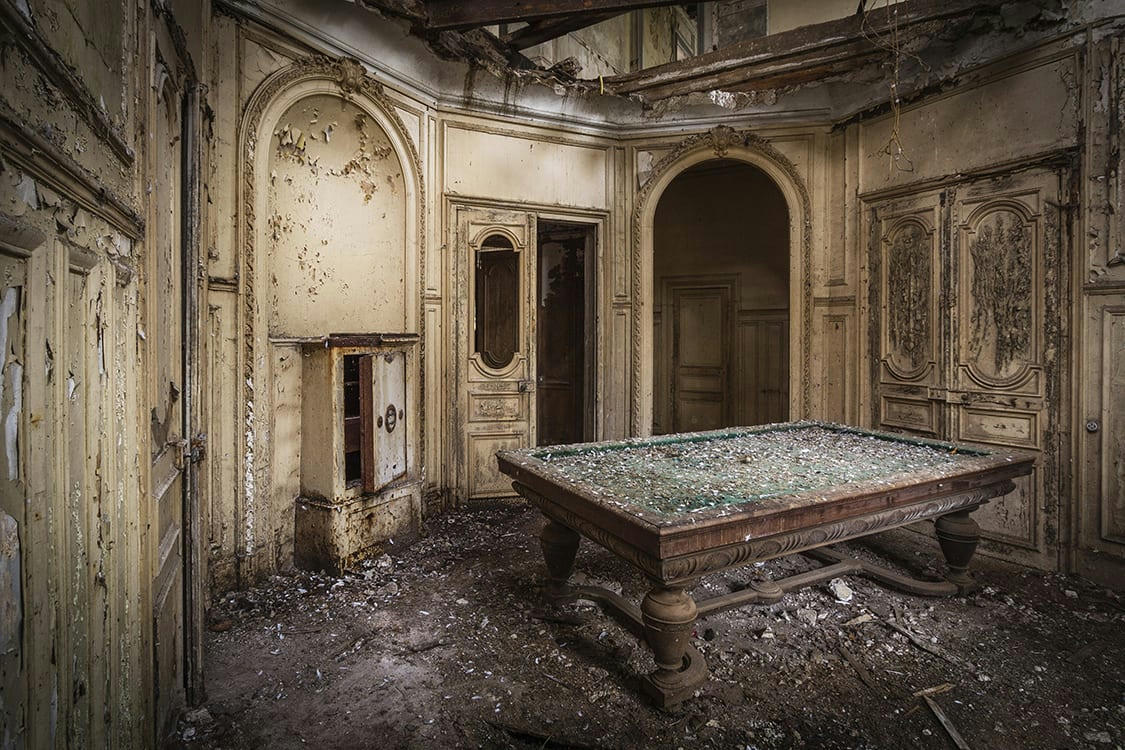 POOL PARTIE - Photographie d'art de Gaëtan Chambon 60x90 cm sur plexi