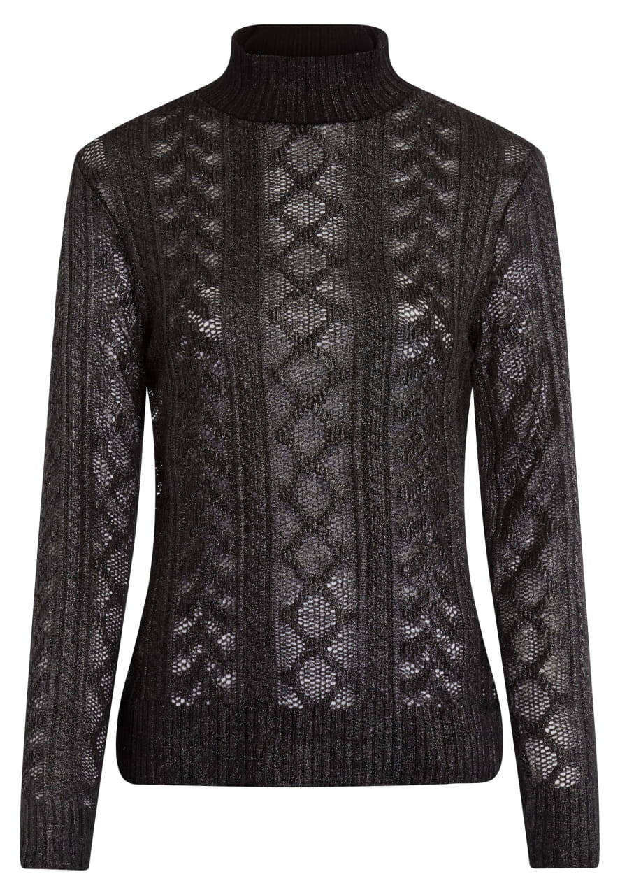 Shirt mit Zopfmuster