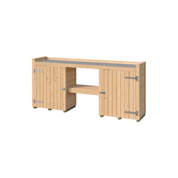 Pflanztisch, »Killarney«, LxB: 235x235 cm, naturfarben