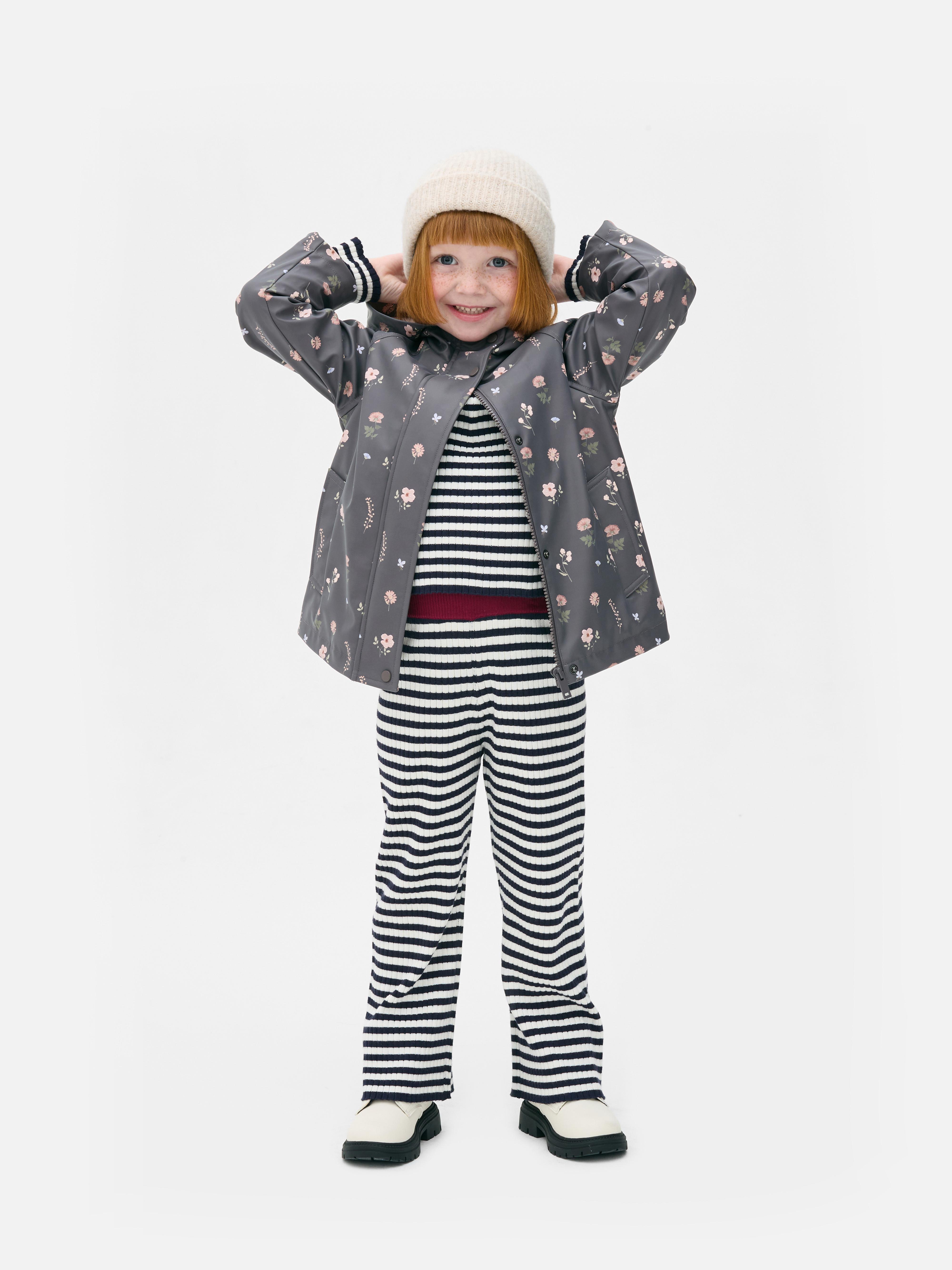 Floral Hooded Raincoat