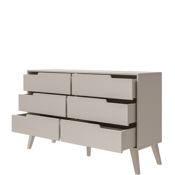 Komoda 137 cm z szufladami NIVARO kaszmir