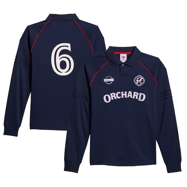 Orchard x New England Revolution adidas Skateboarding Long Sleeve Jersey - Navy