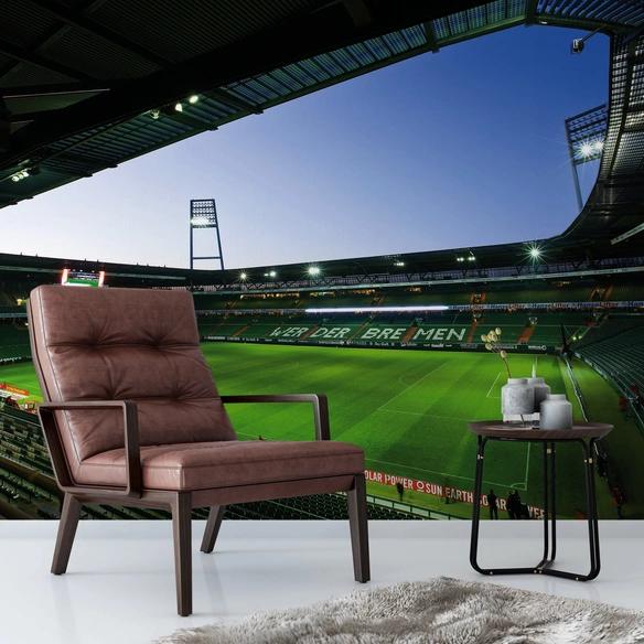 Vliestapete »XXL Vliestapete«, SV Werder Bremen Weserstadion, mehrfarbig, matt