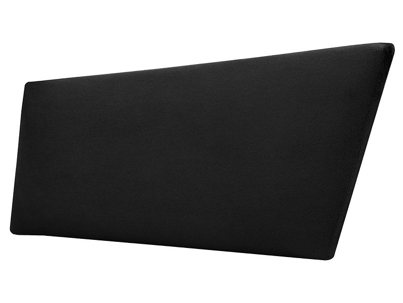 Panel tapicerowany równoległobok L 15x30 cm czarny