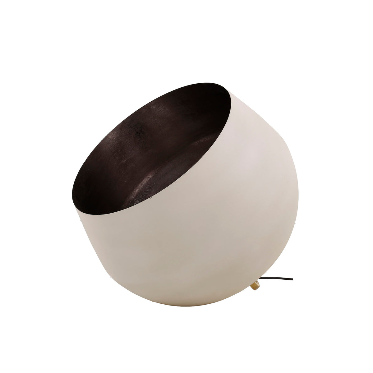 Giga Meubel Tafellamp Basket - Grijs - 1-Lichts - Ø50x46cm
